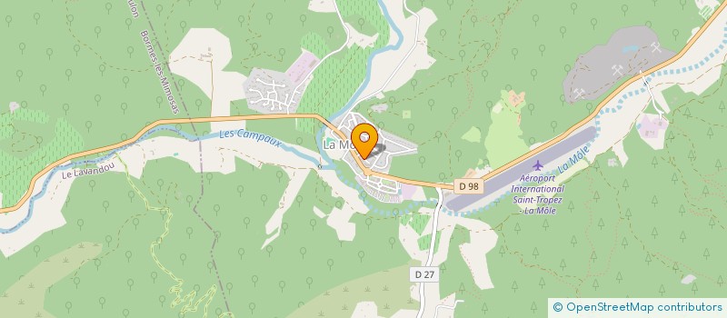 localisation de l'entreprise MADAME CELINE JOUETTE à COGOLIN