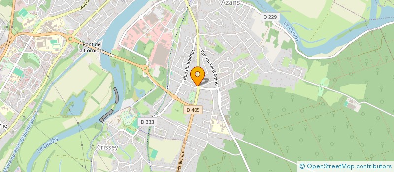 localisation de l'entreprise MADAME CELINE JOURNET à DOLE