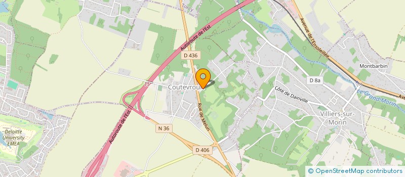 localisation de l'entreprise MADAME CELINE JOUVE  COUTEVROULT