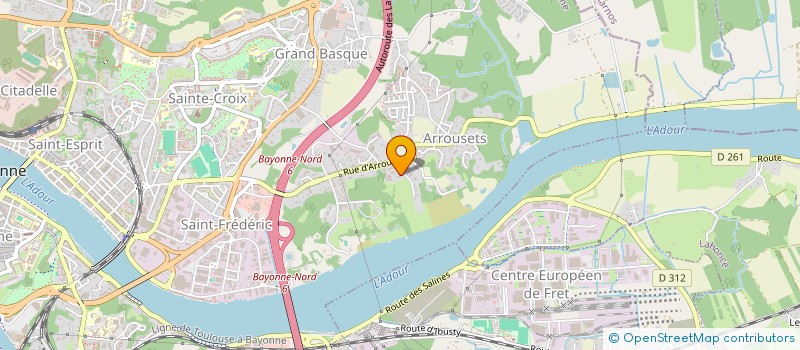 localisation de l'entreprise MADAME CELINE JUCHET  BAYONNE