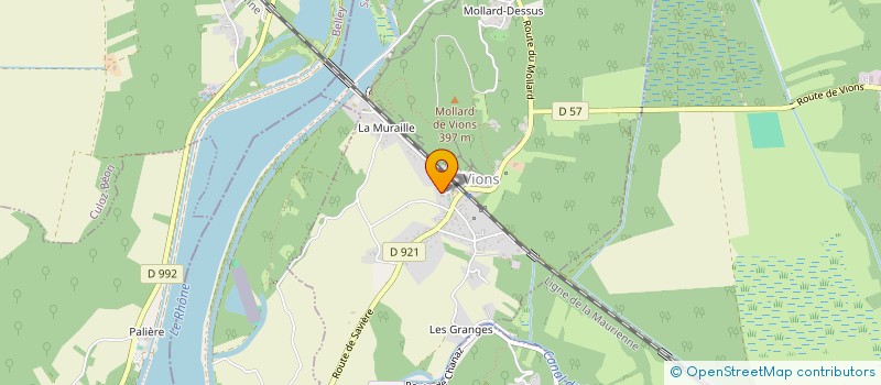 localisation de l'entreprise MADAME CELINE JULLIAN  VIONS