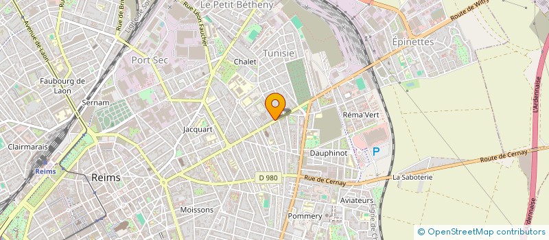 localisation de l'entreprise MADAME CELINE KADA  REIMS