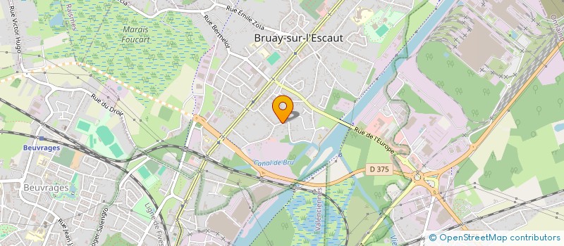 localisation de l'entreprise MADAME CELINE KADDOUR-DJEBBAR à BRUAY-SUR-L'ESCAUT