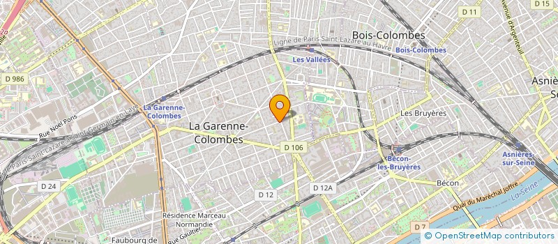 localisation de l'entreprise MADAME CELINE KADI  LA GARENNE-COLOMBES