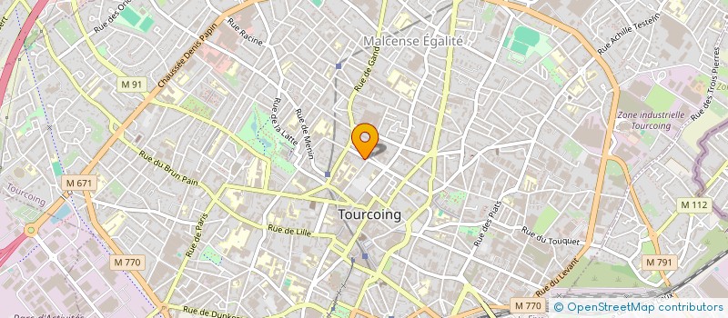 localisation de l'entreprise MADAME CELINE KAISER  TOURCOING