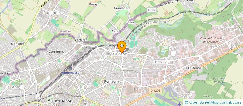 localisation de l'entreprise MADAME CELINE KARADJIAN  VILLE-LA-GRAND