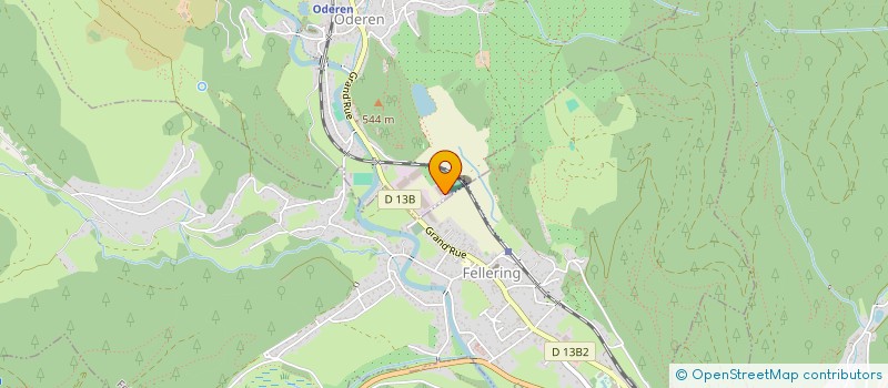 localisation de l'entreprise MADAME CELINE KELLER  ODEREN