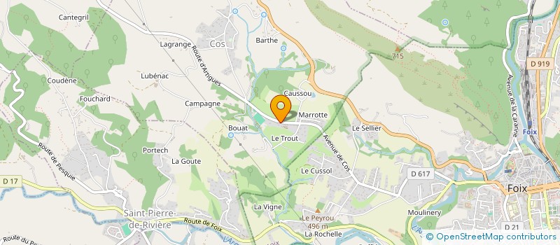 localisation de l'entreprise MADAME CELINE KETTERER à SERRES-SUR-ARGET