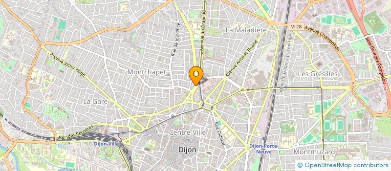 localisation de l'entreprise MADAME CELINE KIEU à DIJON