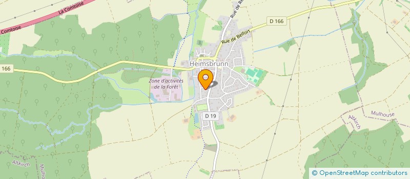 localisation de l'entreprise MADAME CELINE KLEIN  HEIMSBRUNN