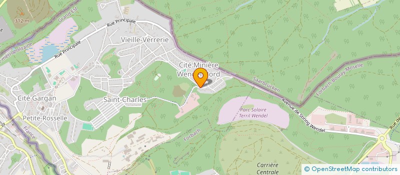 localisation de l'entreprise MADAME CELINE KLEIN  PETITE ROSSELLE