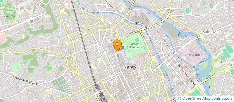 localisation de l'entreprise MADAME CELINE KLEIN  NANCY