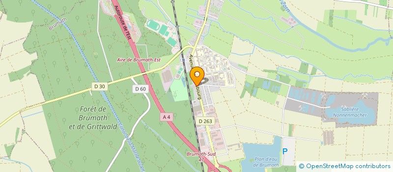 localisation de l'entreprise MADAME CELINE KNAUS  BRUMATH