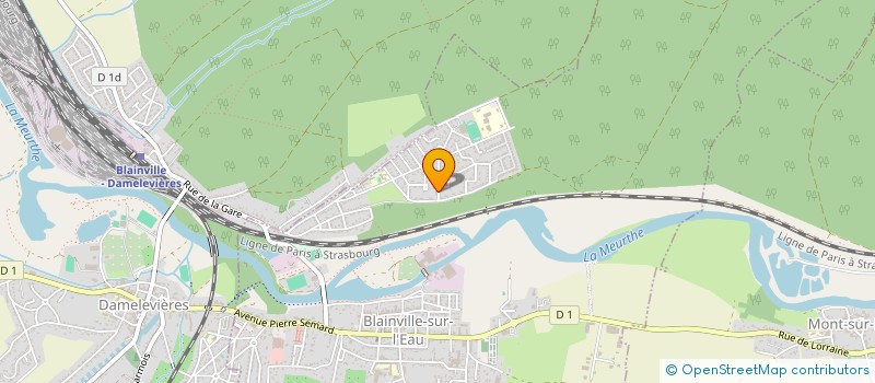 localisation de l'entreprise MADAME CELINE KOESSLER  BLAINVILLE-SUR-L'EAU