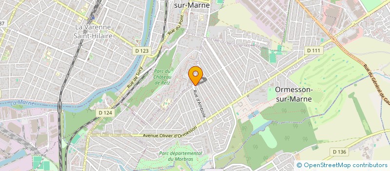 localisation de l'entreprise MADAME CELINE KONIGSBAUER à ORMESSON-SUR-MARNE