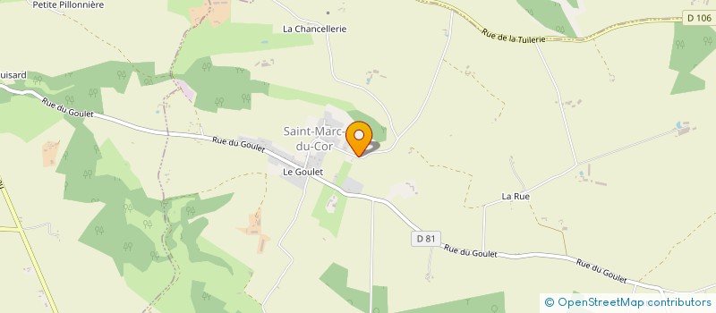 localisation de l'entreprise MADAME CELINE KOURICHE  SAINT-MARC-DU-COR