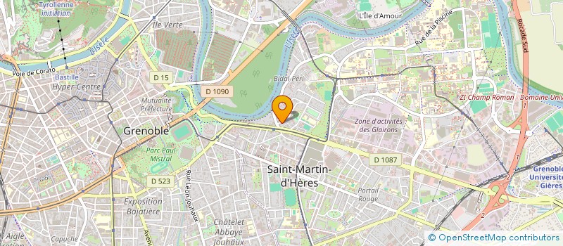 localisation de l'entreprise MADAME CELINE KRAFF  SAINT-MARTIN-D'HERES