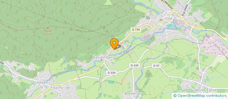 localisation de l'entreprise MADAME CELINE KRAWER  BASSEMBERG