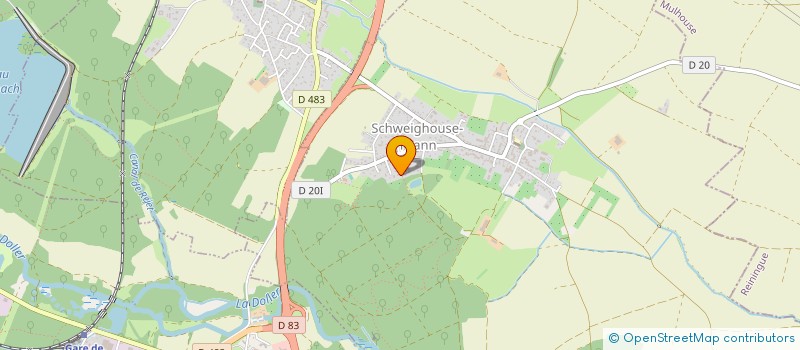 localisation de l'entreprise MADAME CELINE KRUGLER  SCHWEIGHOUSE-THANN