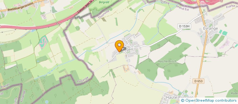 localisation de l'entreprise MADAME CELINE KRUTEN  HAGEN