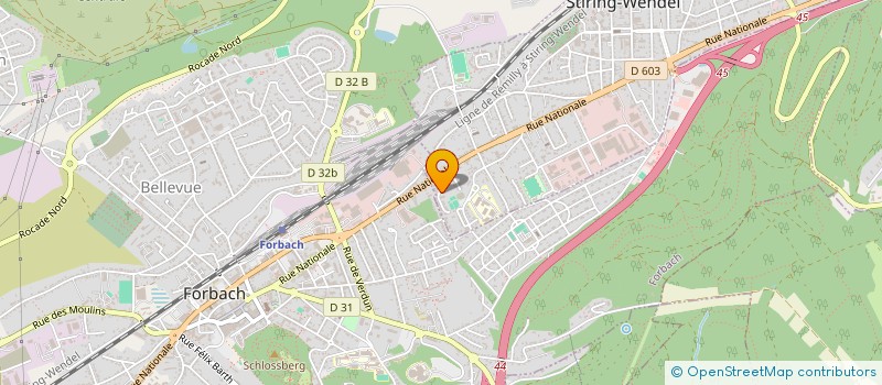 localisation de l'entreprise MADAME CELINE KUPPER  STIRING-WENDEL