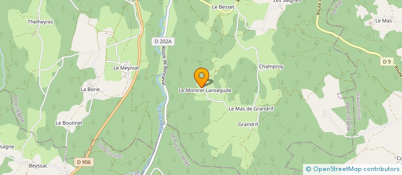 localisation de l'entreprise MADAME CELINE L'HERITIER à DORE-L EGLISE