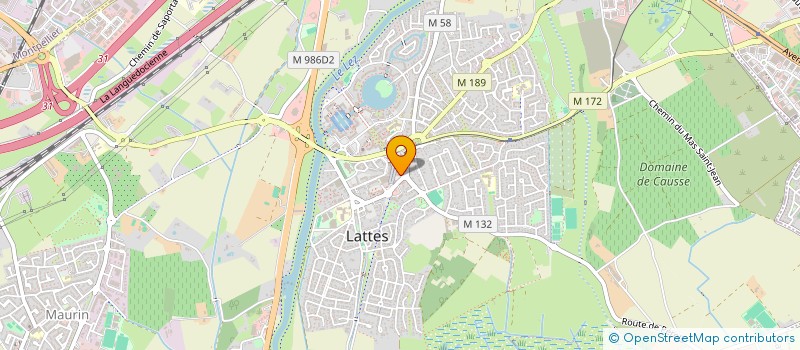 localisation de l'entreprise MADAME CELINE L HUILLIER à LATTES