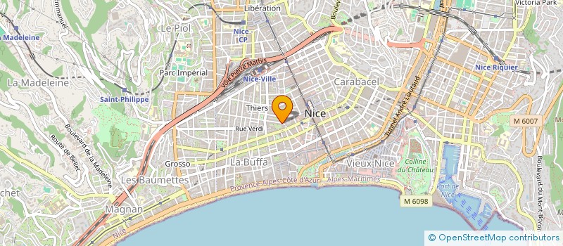 localisation de l'entreprise MADAME CELINE LABBE à NICE