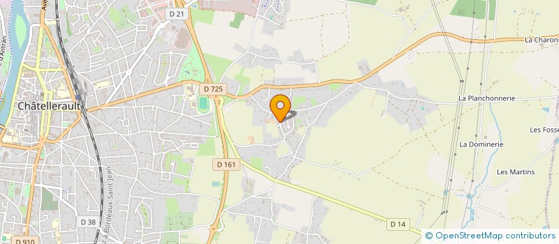localisation de l'entreprise MADAME CELINE LACHENAUD à CHATELLERAULT