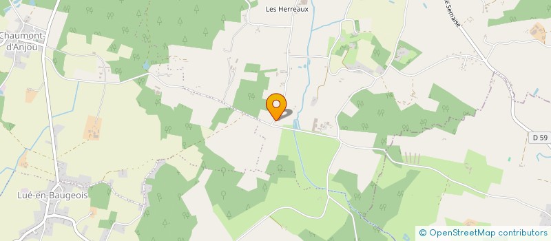 localisation de l'entreprise MADAME CELINE LACOCHE  MAZE-MILON