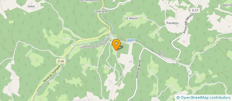 localisation de l'entreprise MADAME CELINE LACOMBE  VILLEFRANCHE-DU-PERIGORD