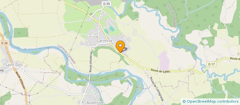 localisation de l'entreprise MADAME CELINE LACOSTE  BELLOCQ