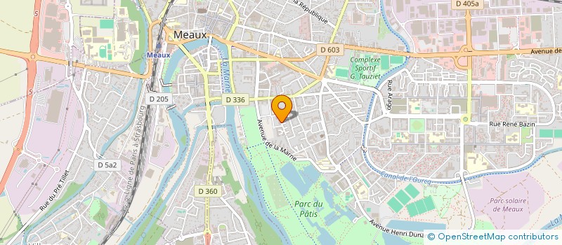 localisation de l'entreprise MADAME CELINE LACOUR à MEAUX