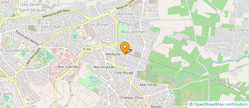 localisation de l'entreprise MADAME CELINE LAFARGUE à CABESTANY