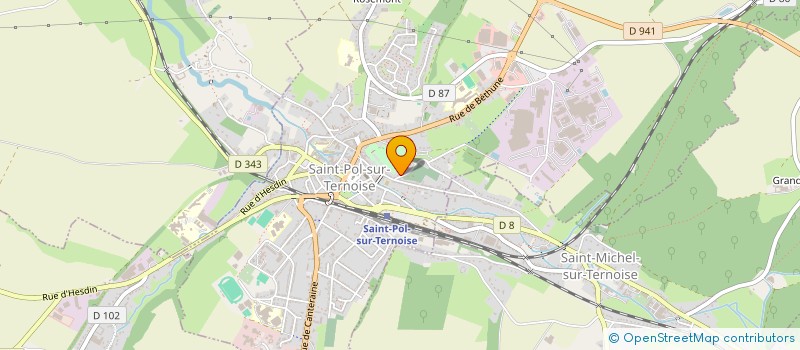 localisation de l'entreprise MADAME CELINE LAGACHE  HUCLIER