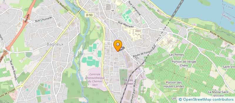 localisation de l'entreprise MADAME CELINE LAGARDE  SAUMUR