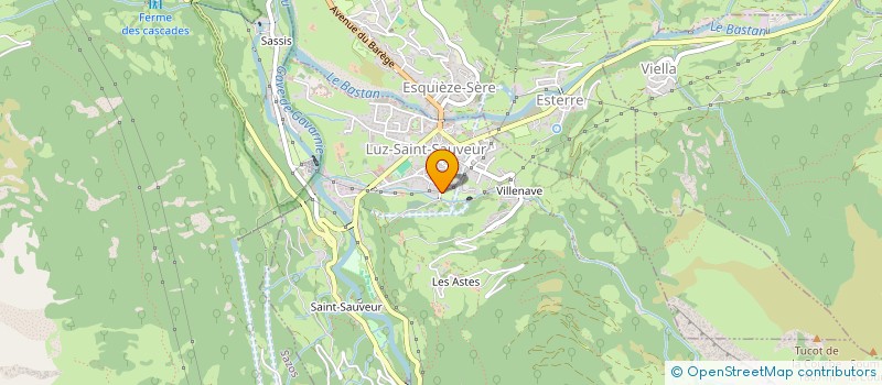 localisation de l'entreprise MADAME CELINE LAGOUARDE  LUZ-SAINT-SAUVEUR