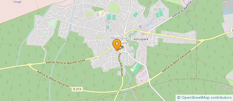 localisation de l'entreprise MADAME CELINE LAGRANGE  MARTIGNAS-SUR-JALLE