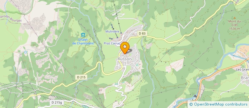 localisation de l'entreprise MADAME CELINE LAINE à AUSSOIS