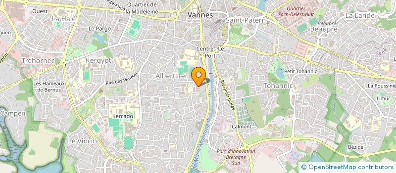 localisation de l'entreprise MADAME CELINE LAINE à VANNES