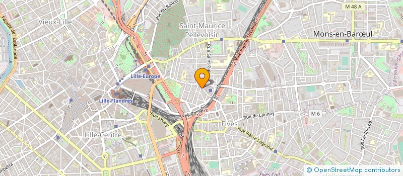 localisation de l'entreprise MADAME CELINE LALLIE  LILLE