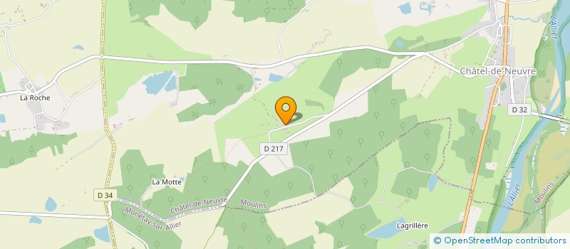 localisation de l'entreprise MADAME CELINE LALOI  CHATEL-DE-NEUVRE