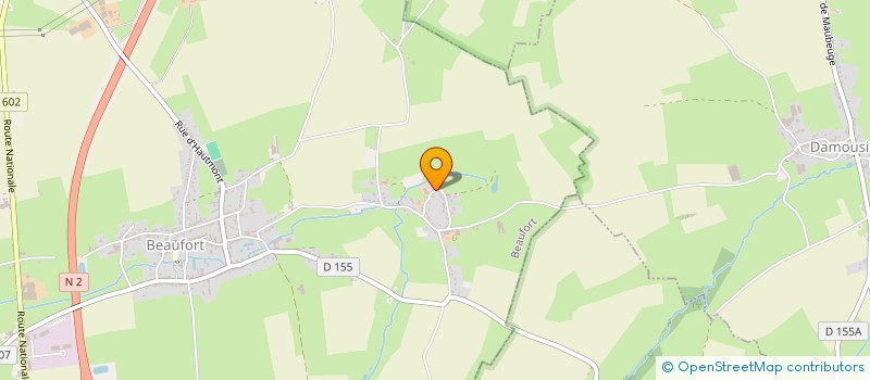 localisation de l'entreprise MADAME CELINE LAMANT  BEAUFORT