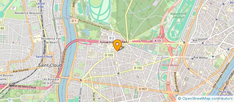 localisation de l'entreprise MADAME CELINE LAMBERT à BOULOGNE-BILLANCOURT