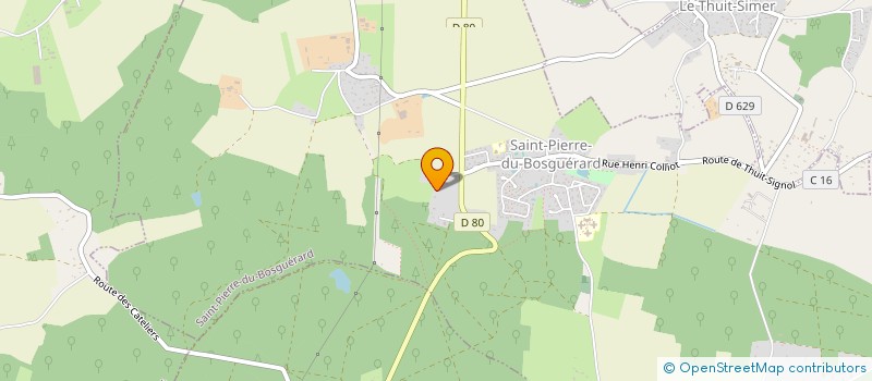 localisation de l'entreprise MADAME CELINE LAMBERT  SAINT-PIERRE-DU-BOSGUERARD