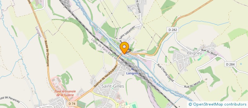 localisation de l'entreprise MADAME CELINE LAMBERT à CHAMPIGNY-LES-LANGRES