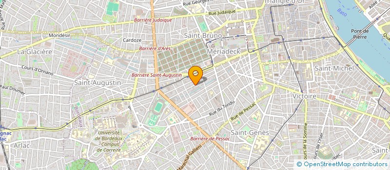 localisation de l'entreprise MADAME CELINE LAMENIE  BORDEAUX