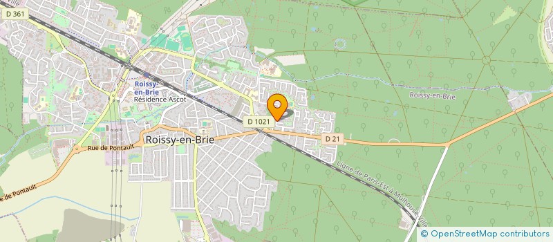 localisation de l'entreprise MADAME CELINE LAMOURETTE  ROISSY-EN-BRIE