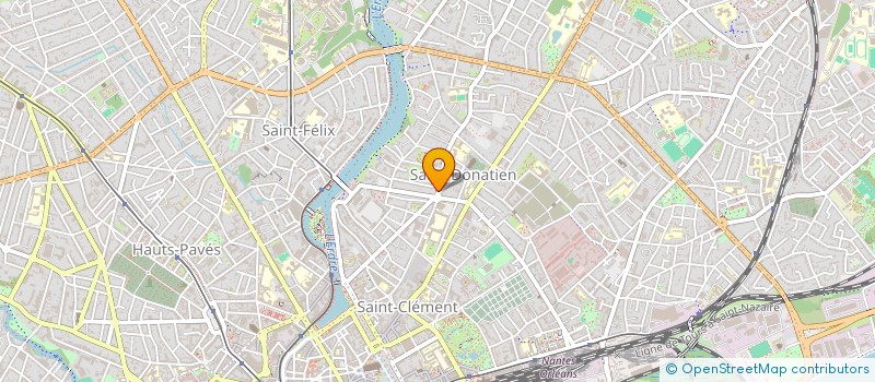 localisation de l'entreprise MADAME CELINE LAMY à NANTES