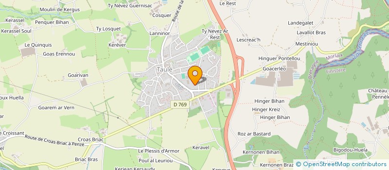 localisation de l'entreprise MADAME CELINE LANCKRIET  TAULE